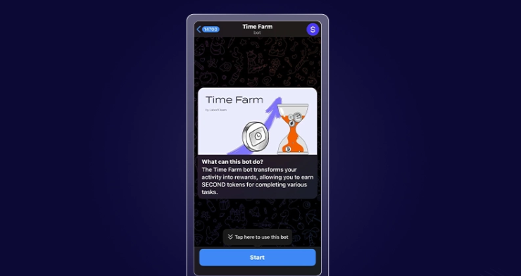 ایردراپ Time Farm چیست؟ | آموزش استخراج بدون کلیک