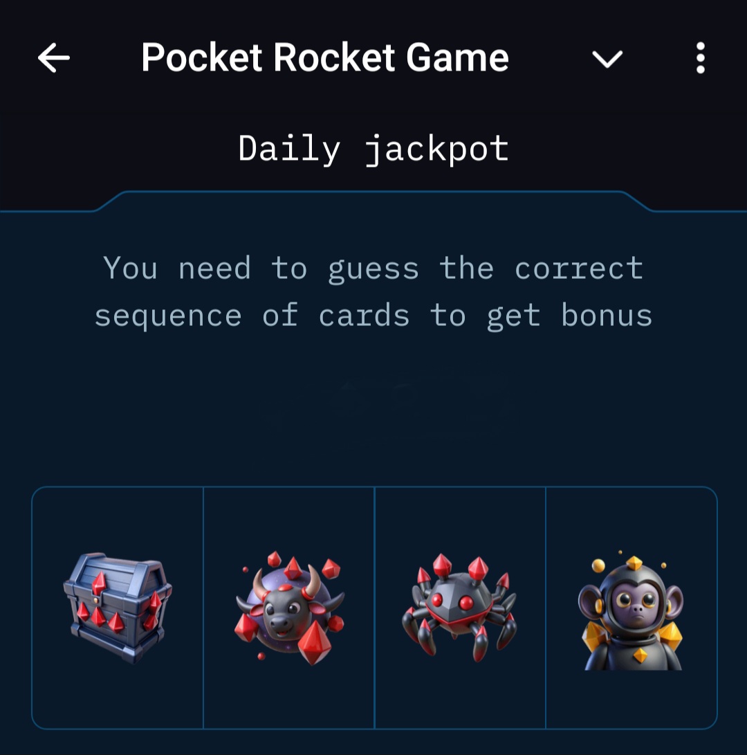 Pocket Rocket Game Daily Combo 29 December